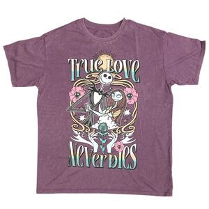 Washed Purple - Character Women's Lightweight Crewneck Retro Soft Vintage Wash T